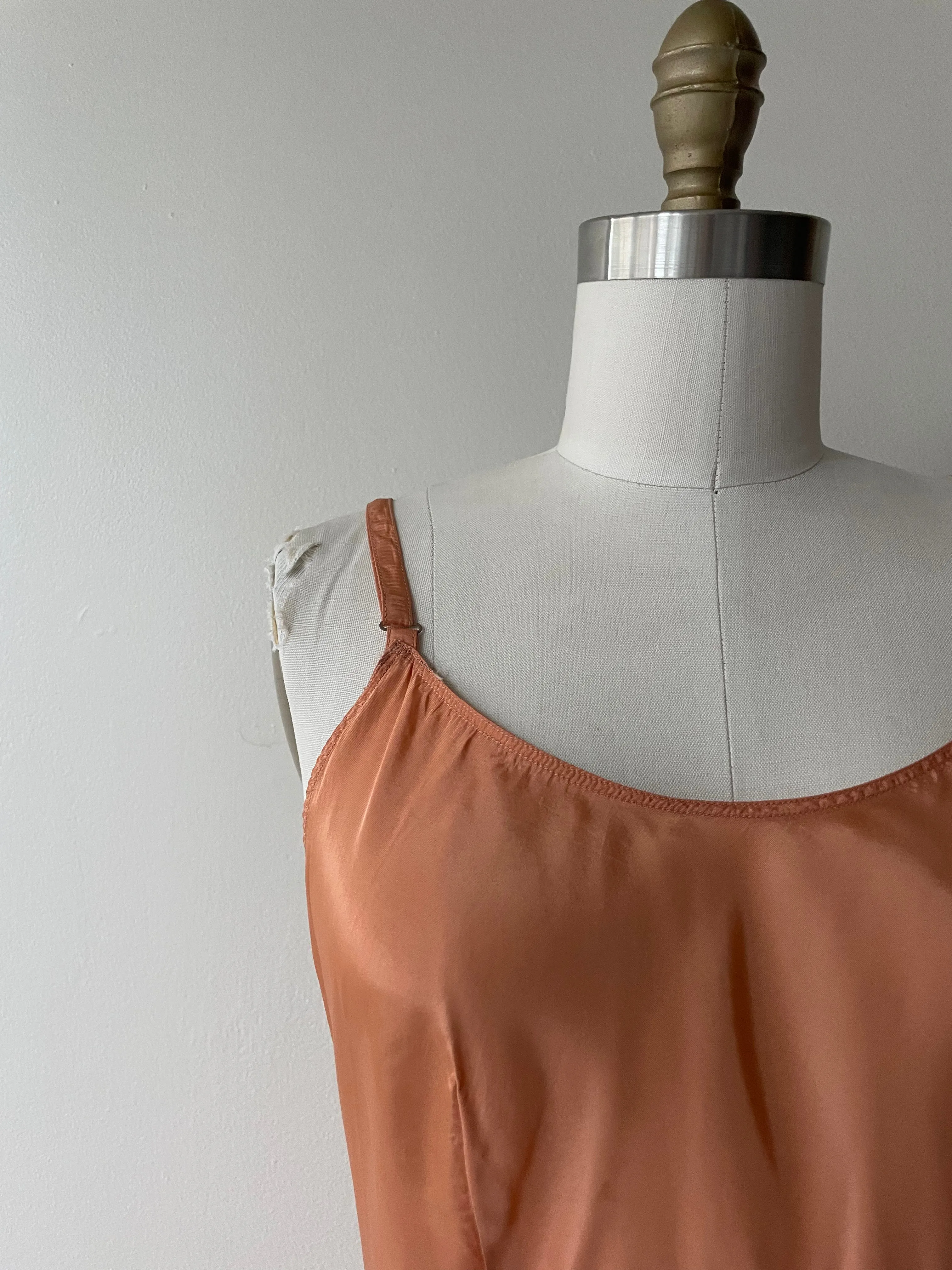 Copper Rayon Slip | 1940s