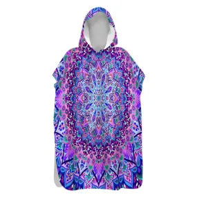 Cosmic Bohemian Hooded Beach Poncho