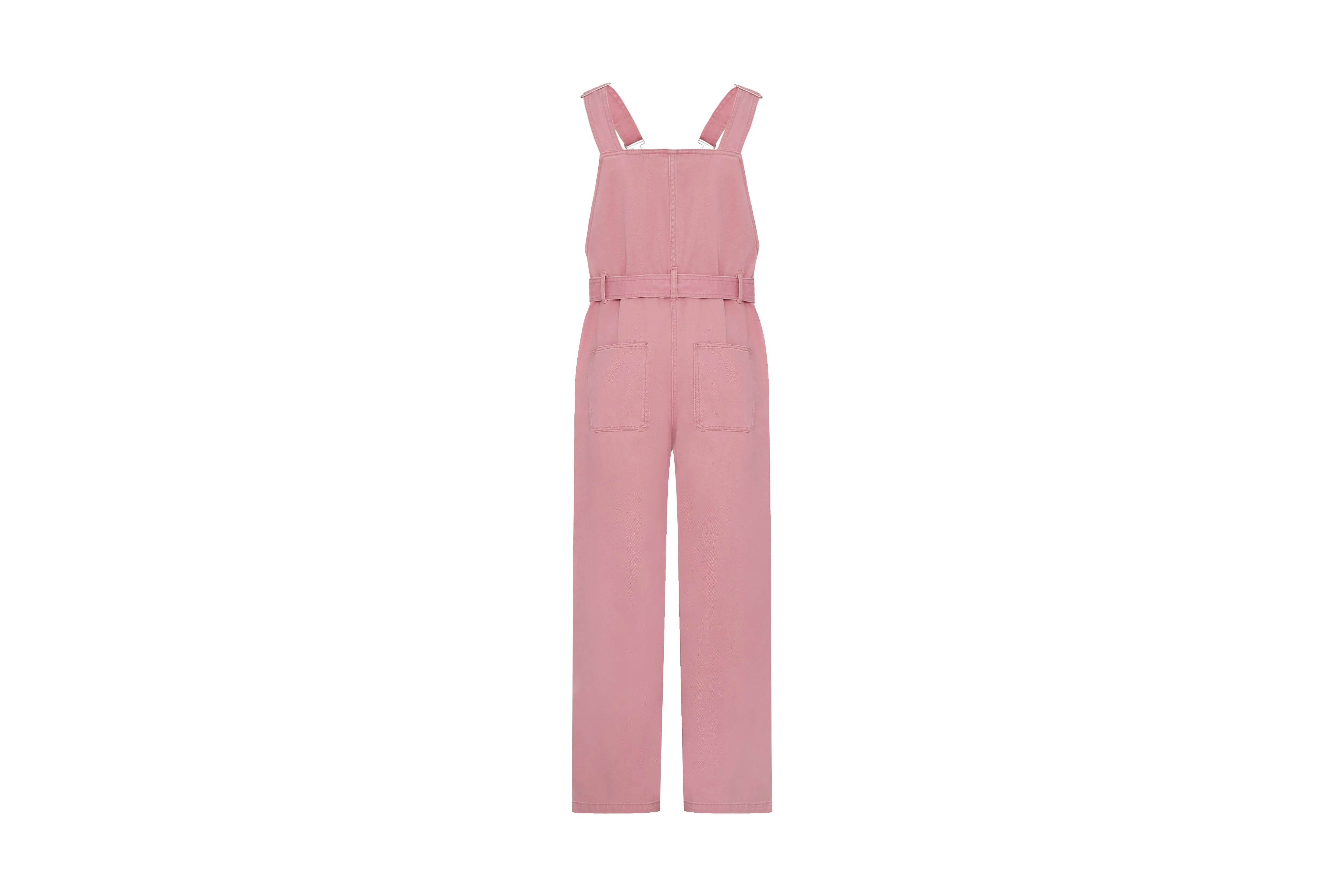 Cotton Cargo Jumpsuit with Belt