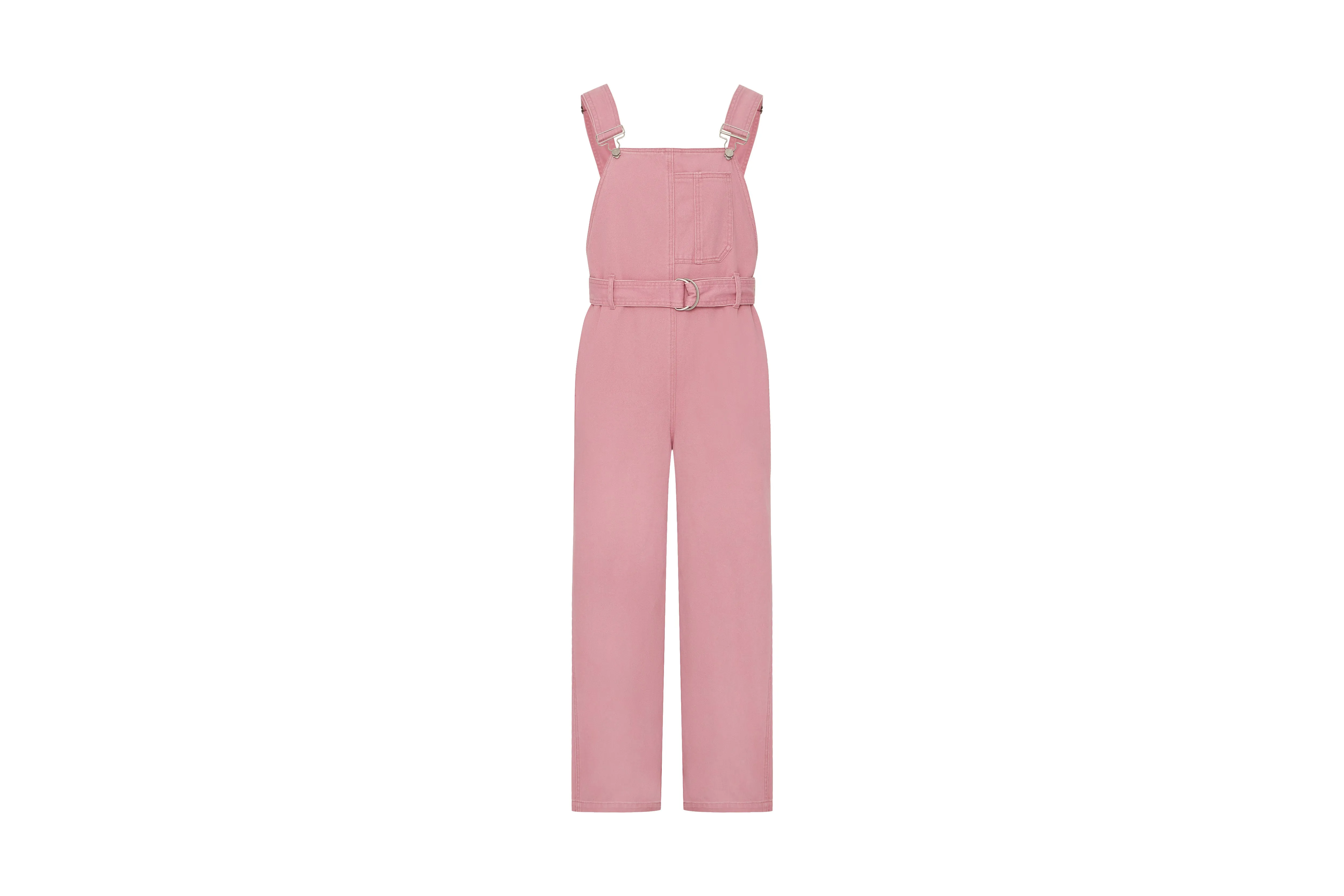 Cotton Cargo Jumpsuit with Belt