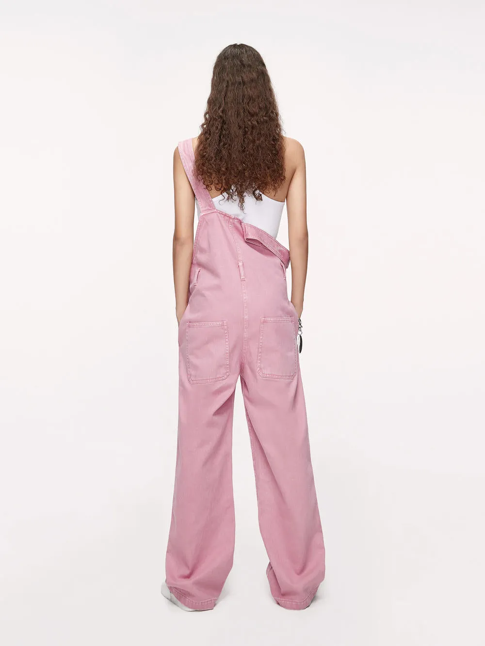 Cotton Cargo Jumpsuit with Belt