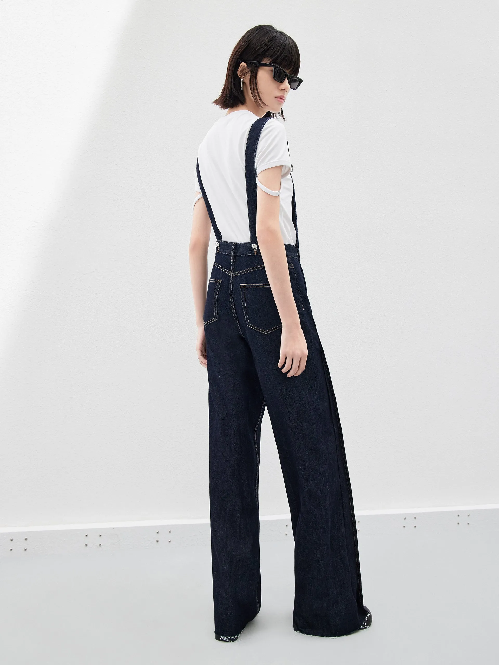 Cotton Denim Overalls jumpsuit