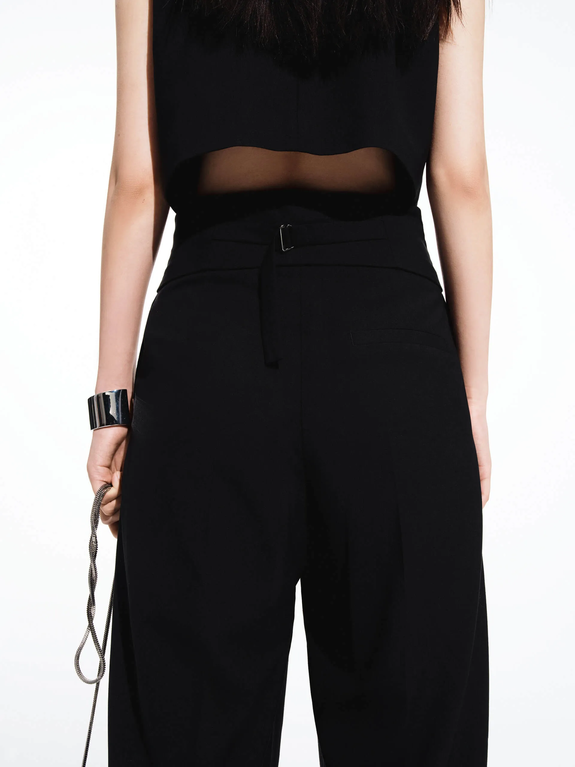 Cutout Waist Jumpsuit