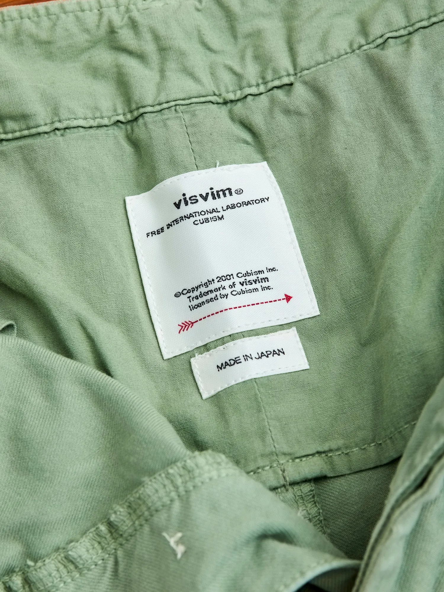 Damaged Field Chino Pants in Green