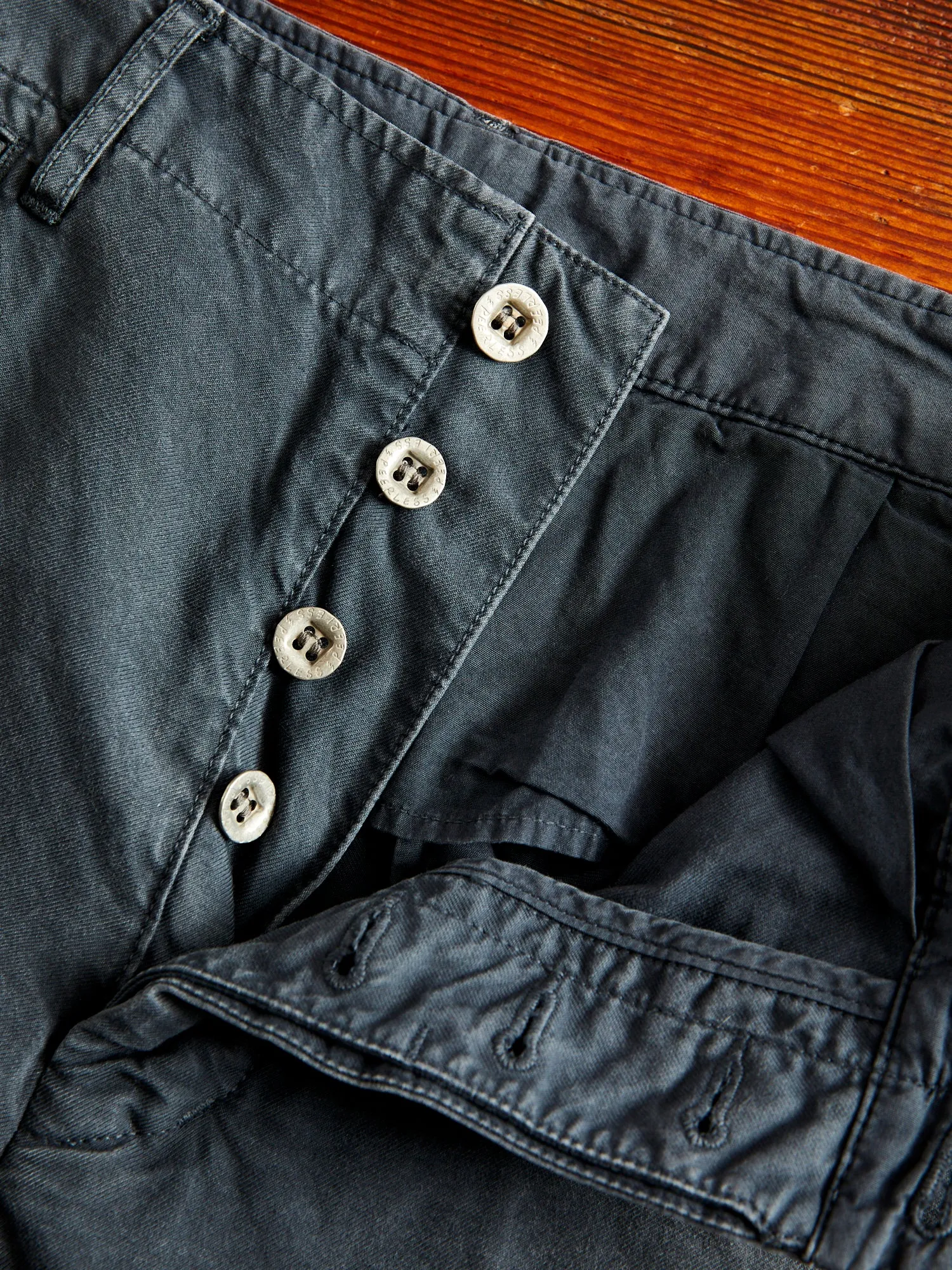 Damaged Field Chino Pants in Navy