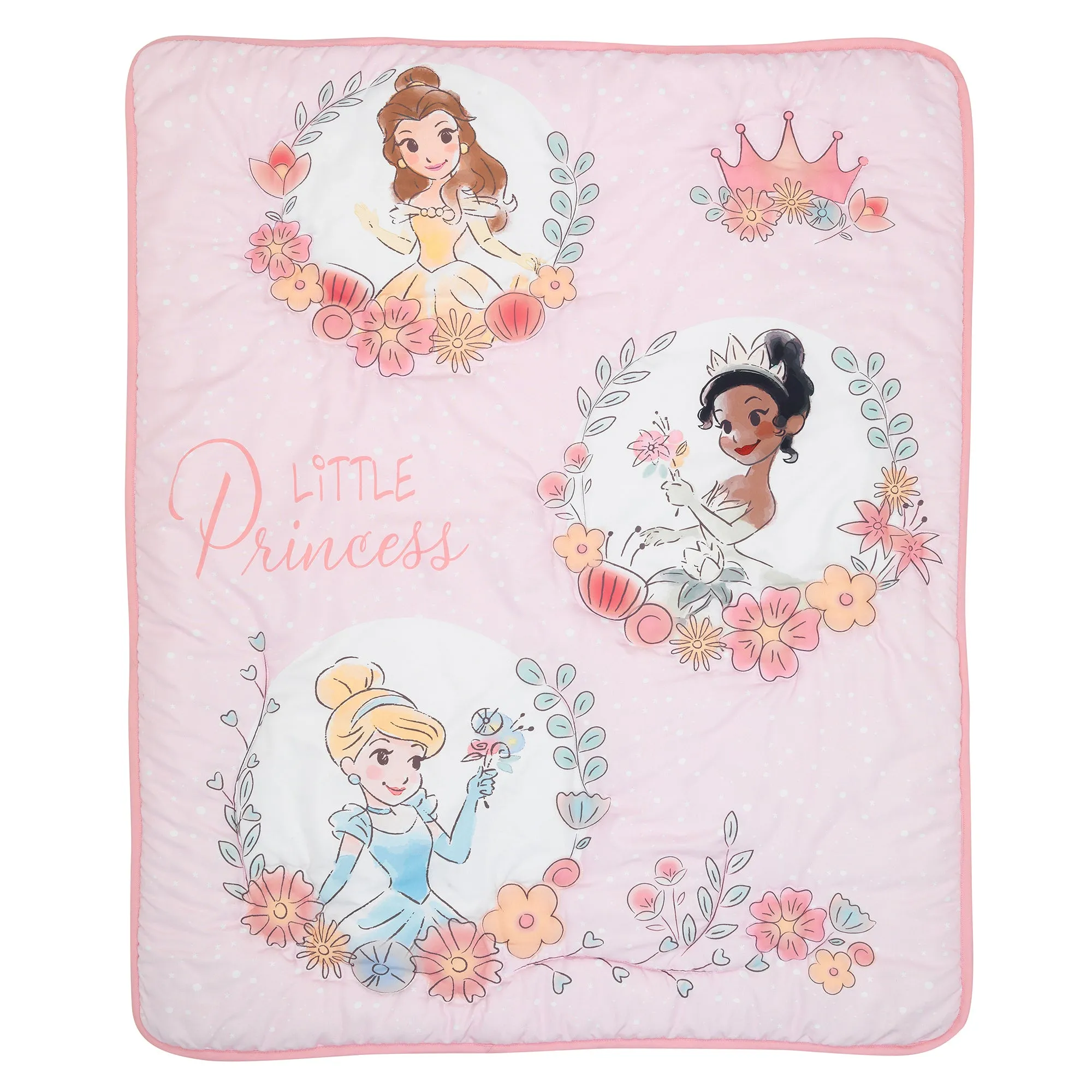 Disney Princesses 3-Piece Crib Bedding Set