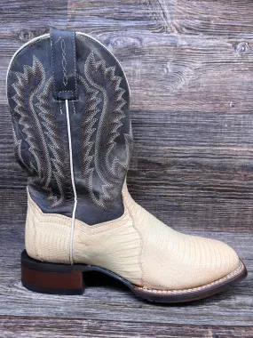 DP4182 Men's Barrett Genuine Lizard Square Toe Western Boot by Dan Post