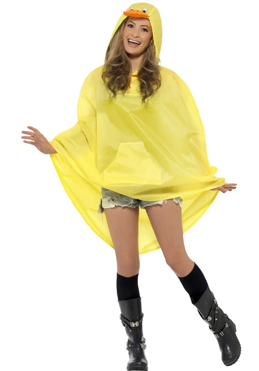 Duck Party Poncho, Yellow