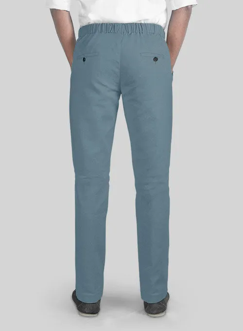 Easy Pants Nord Blue Cotton Canvas