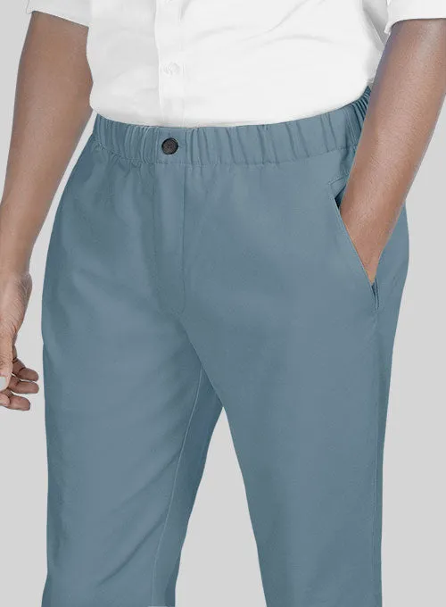 Easy Pants Nord Blue Cotton Canvas