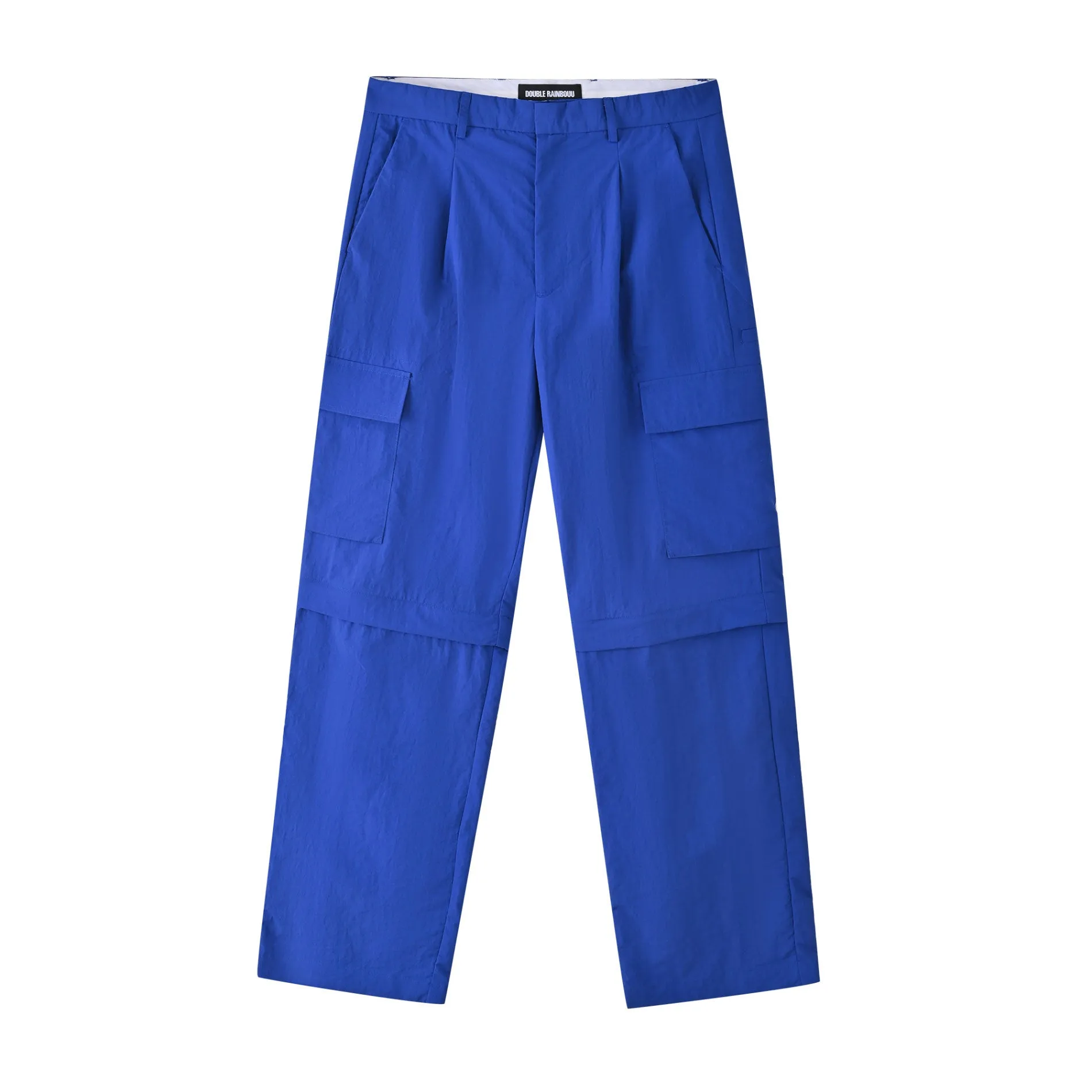 ELECTRIC BLUE CARGO ZIP PANT