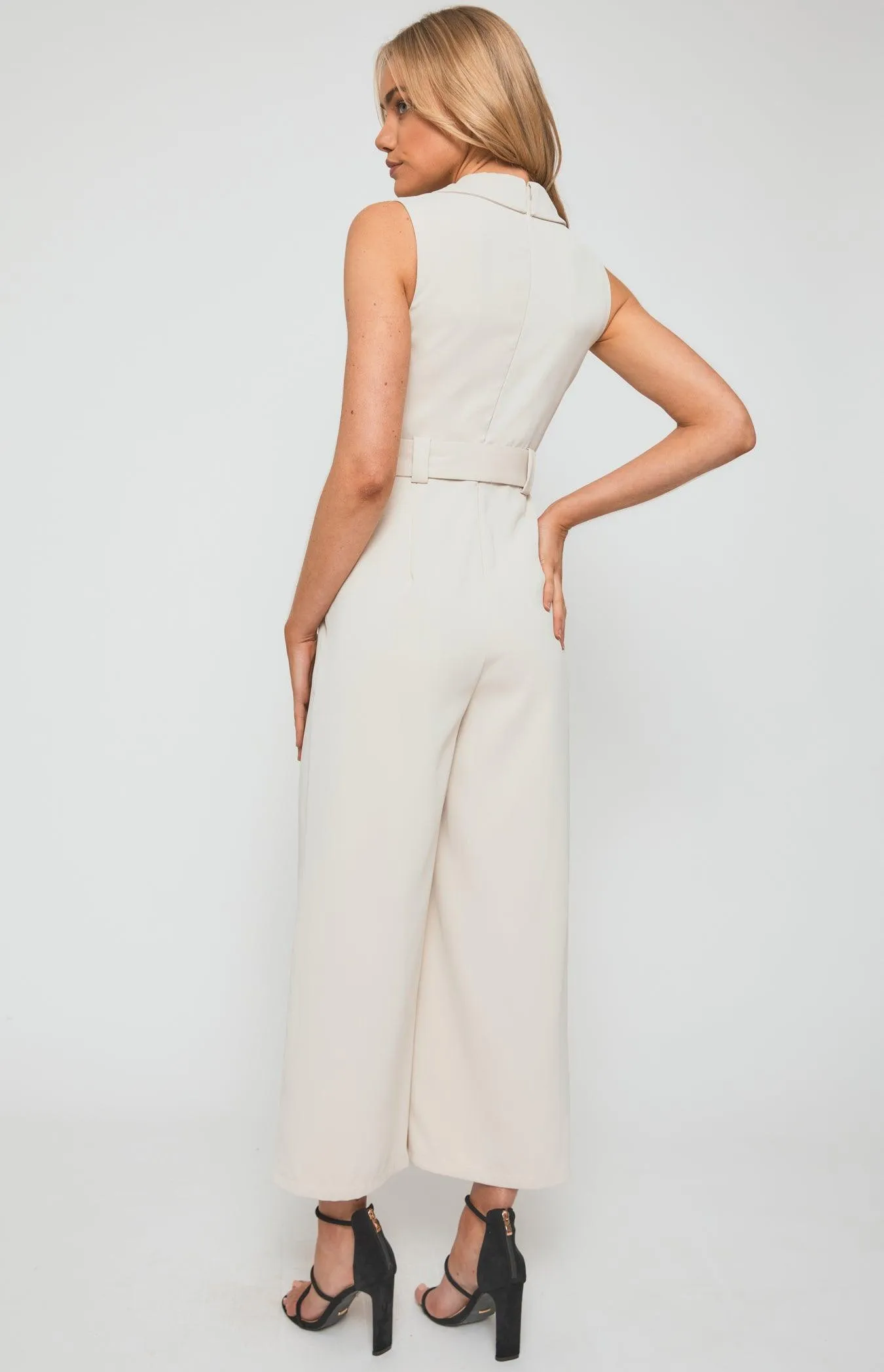 Ella Collard Jumpsuit - Beige