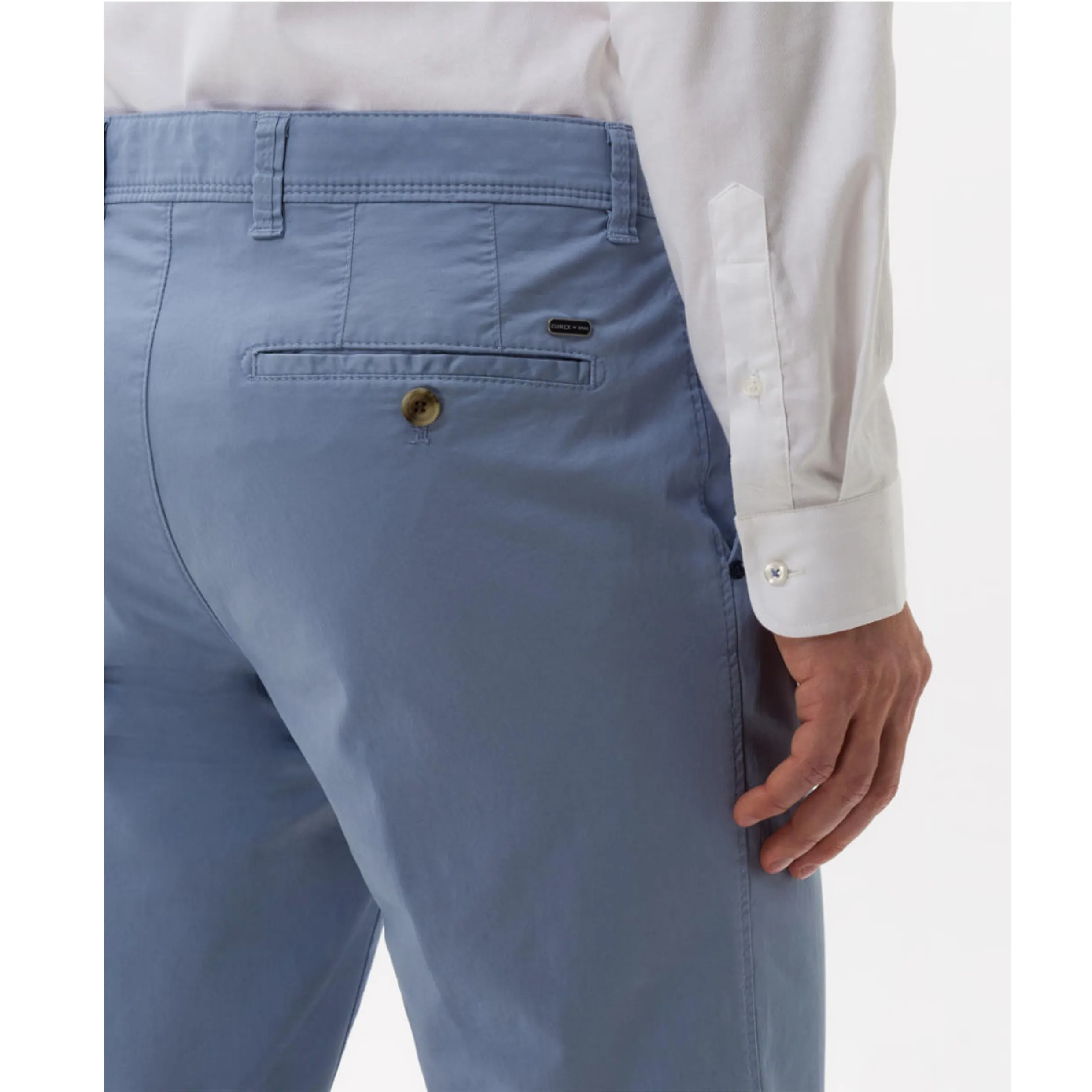 Eurex by Brax Luxury Quality Gaberdine Cotton Chino Jim - Sky Blue new 54-1707