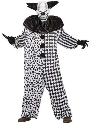 Evil Al The Clown Mens Plus Size Halloween Costume