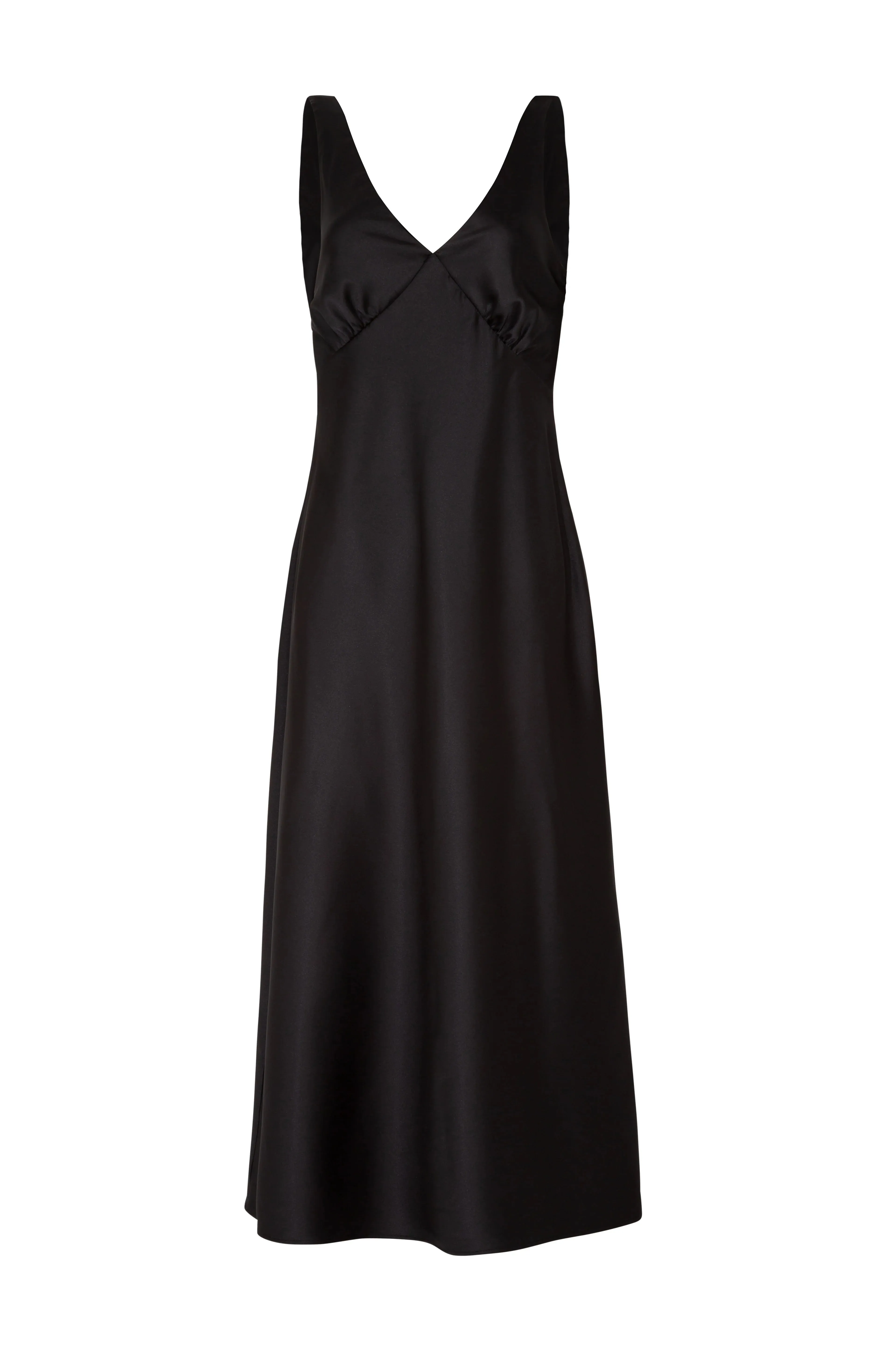 Facing The Bias Dress - Black