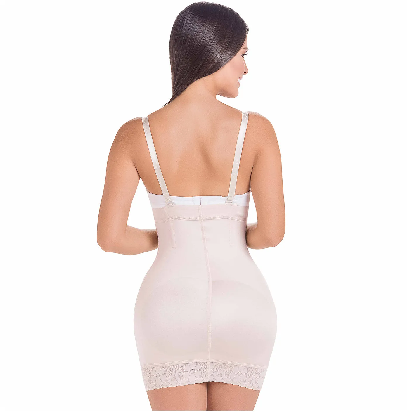 Fajas MariaE FU112 Women Tummy & Hips Enhancement Shapewear Slip Dress Triconet