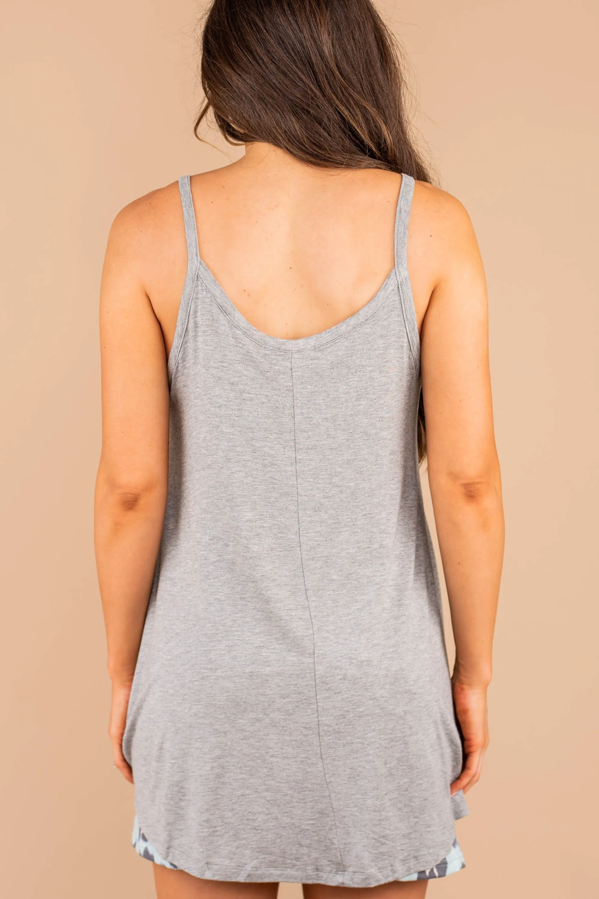 Forever Fun Heather Gray Tank