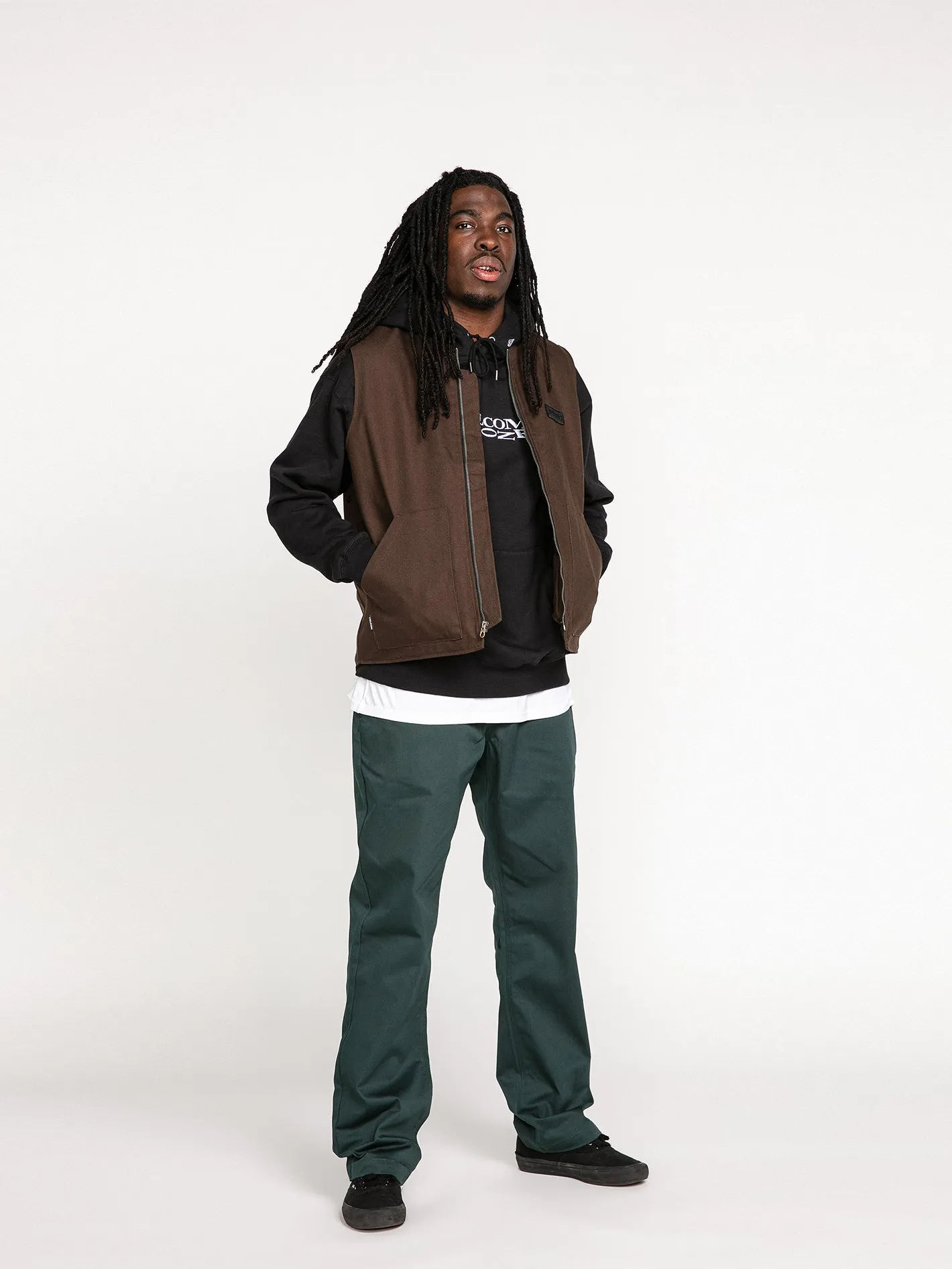 Frickin Skate Chino Pants - Cedar Green