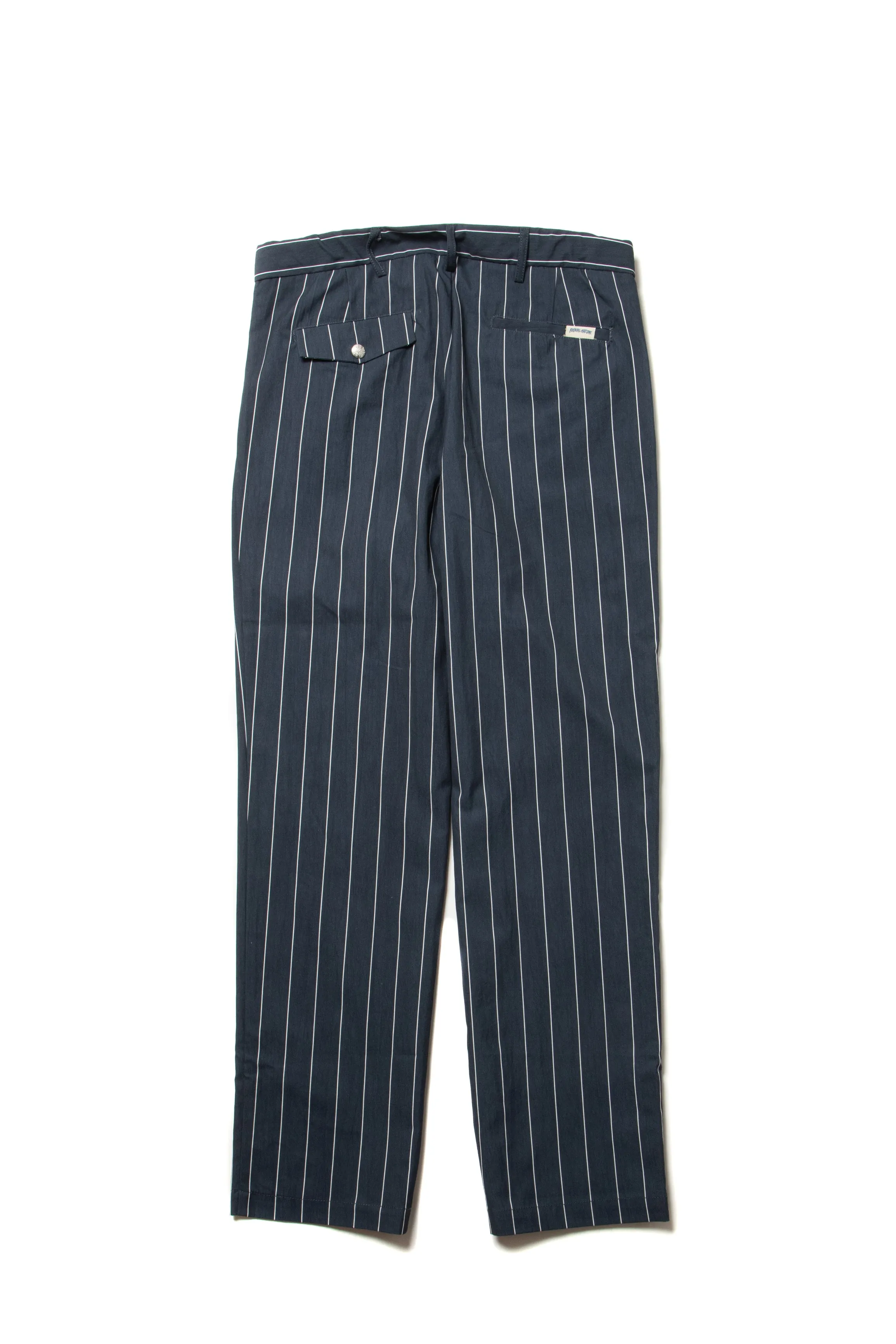 FUCKING AWESOME PLEATED CHINO PANTS NAVY PINSTRIPE