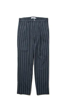 FUCKING AWESOME PLEATED CHINO PANTS NAVY PINSTRIPE