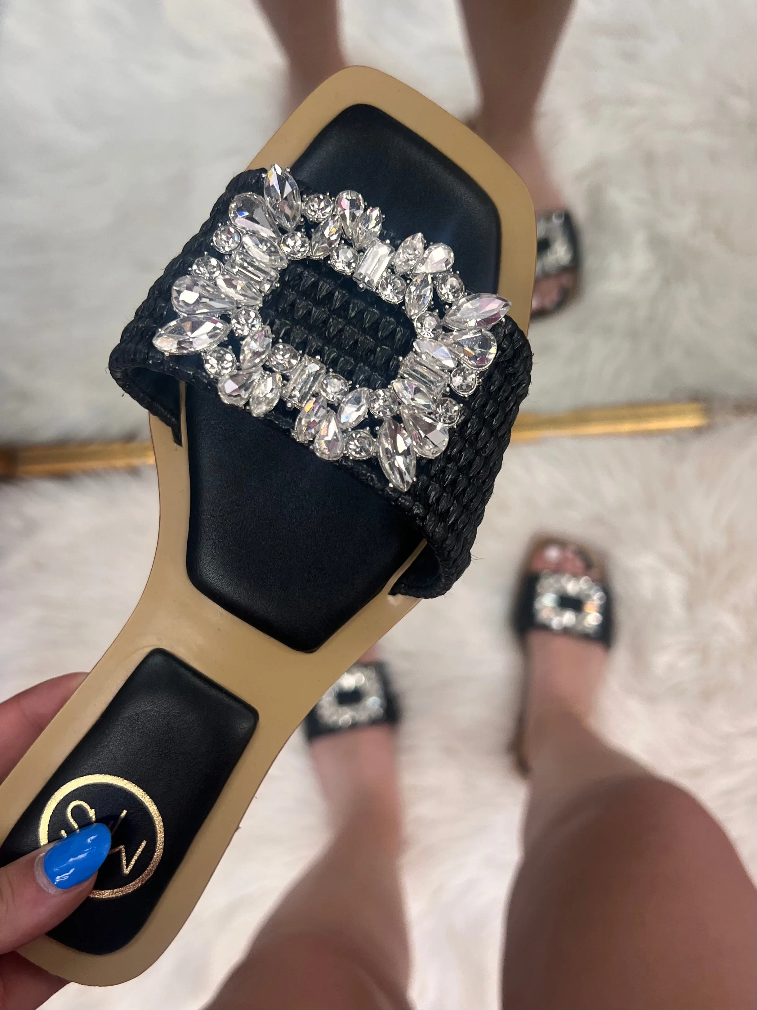 Gia Rhinestone Sandal