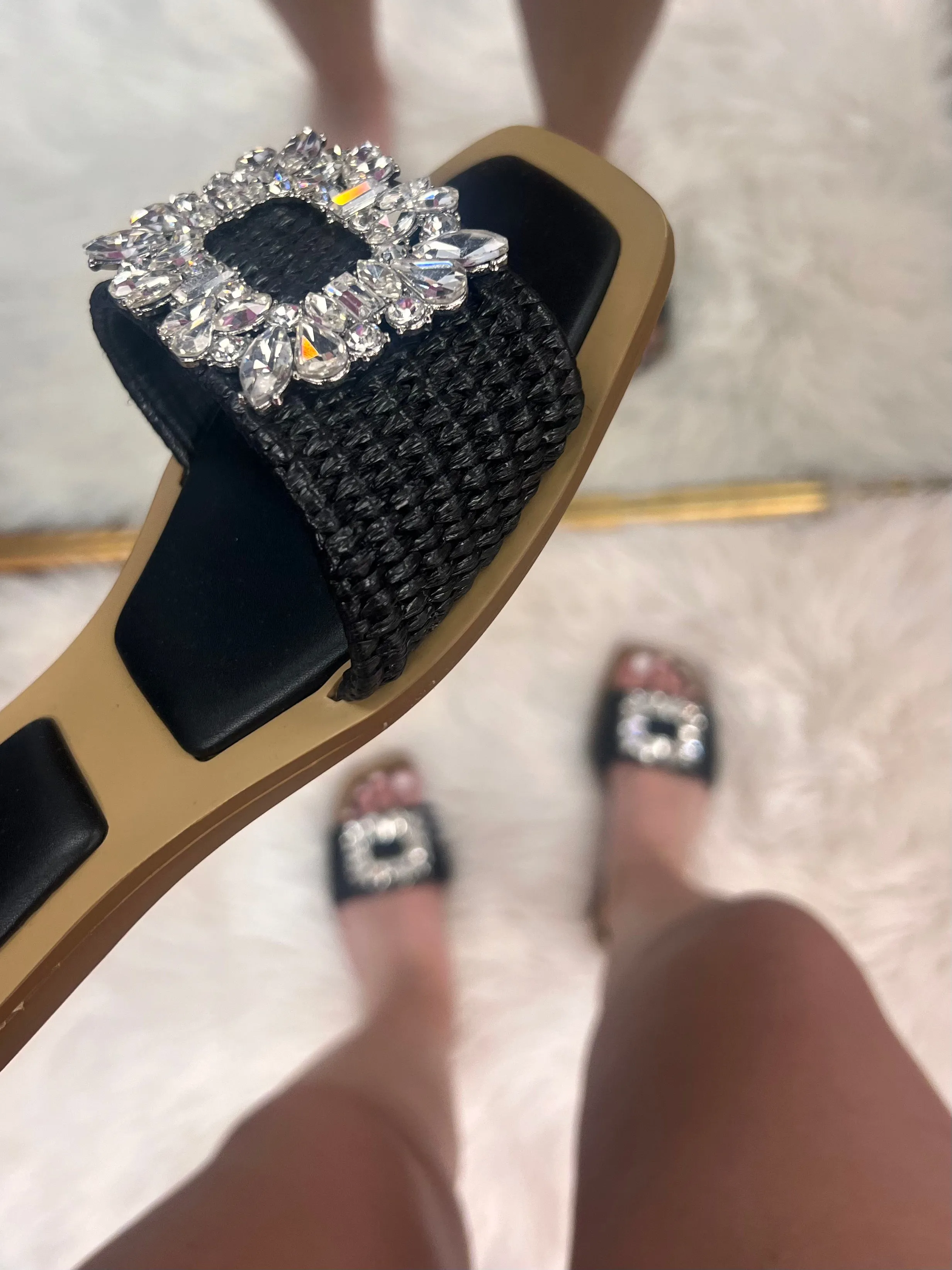 Gia Rhinestone Sandal