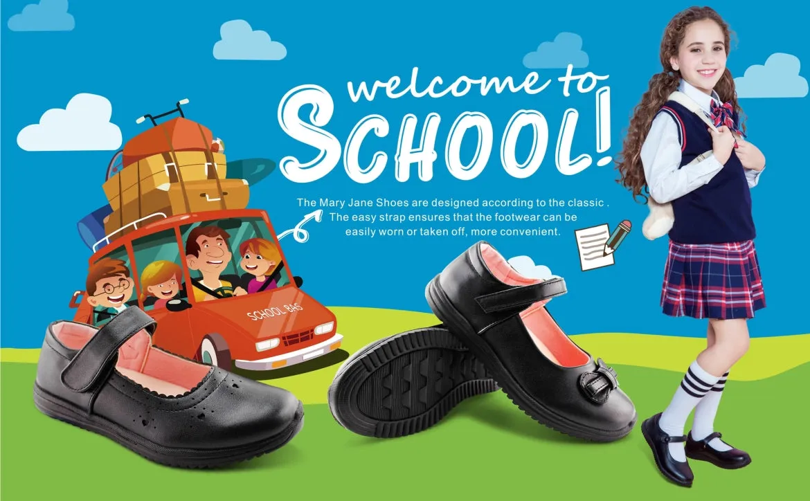 Girls School Dress Shoes Mary Jane Flats