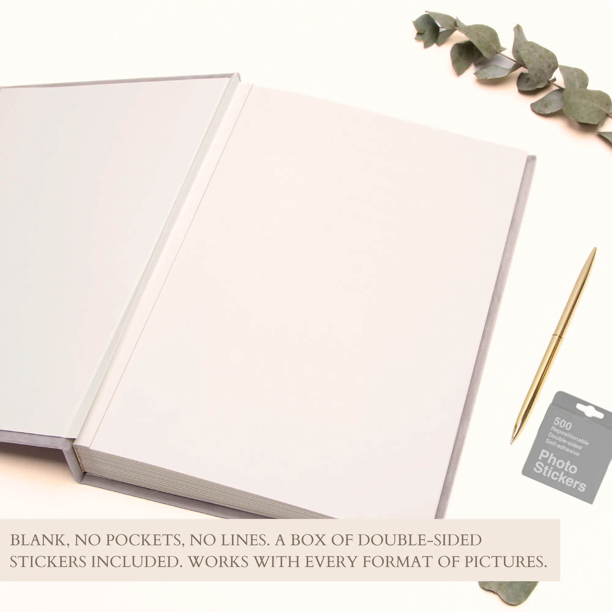 Gray   Silver Metallic | Guest Book