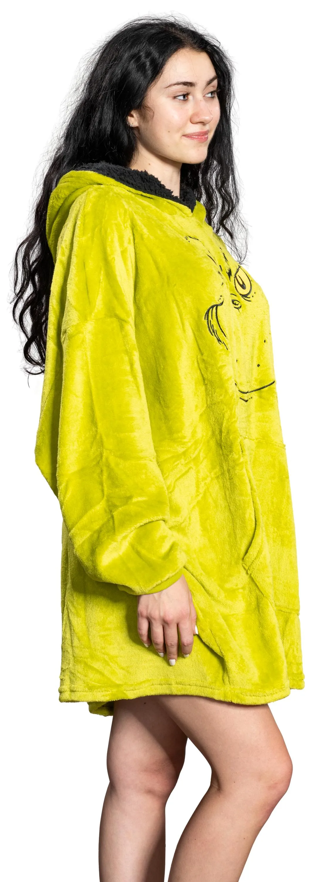 Grinch Face Sleep Poncho