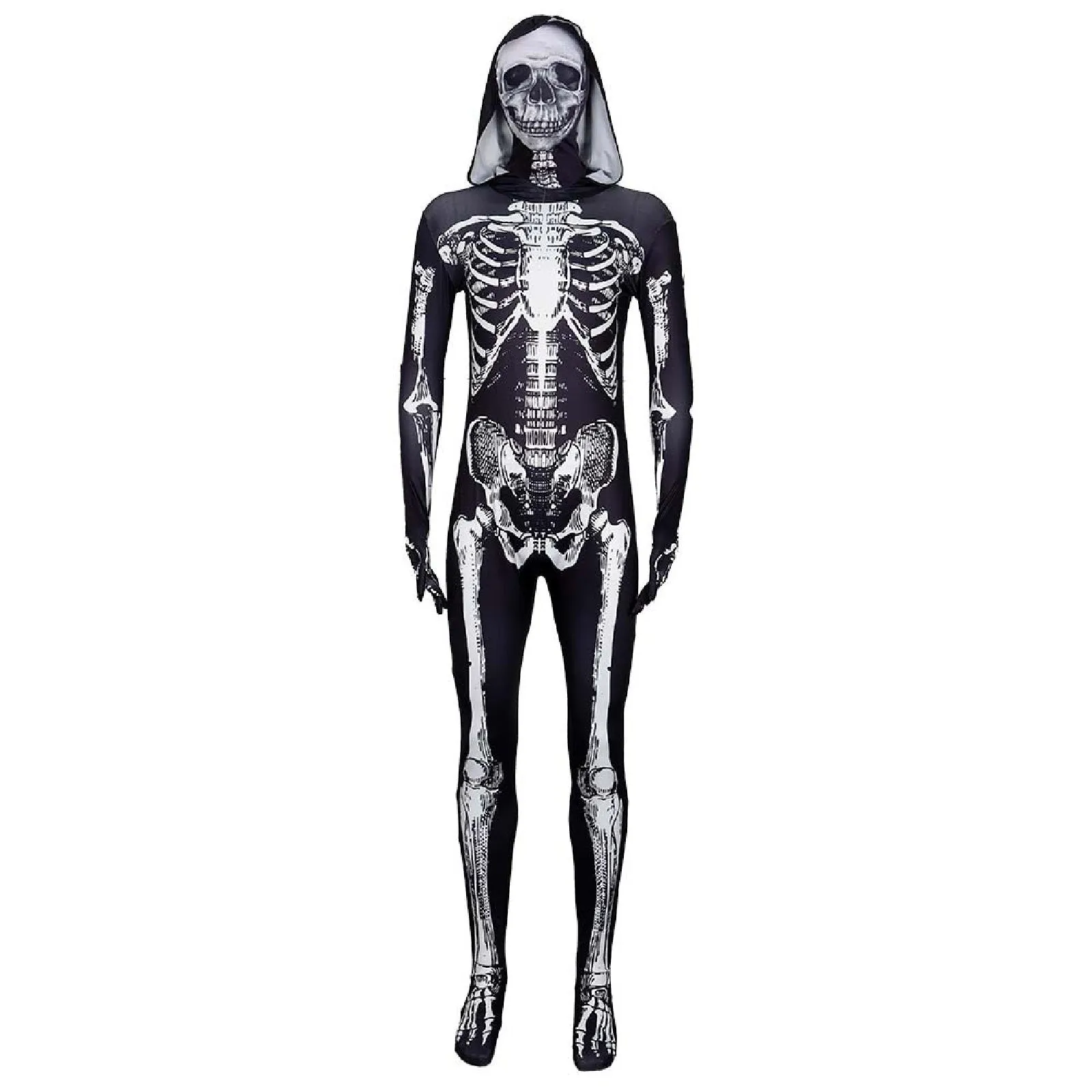 Halloween Cosplay Skeleton Skeleton Jumpsuit