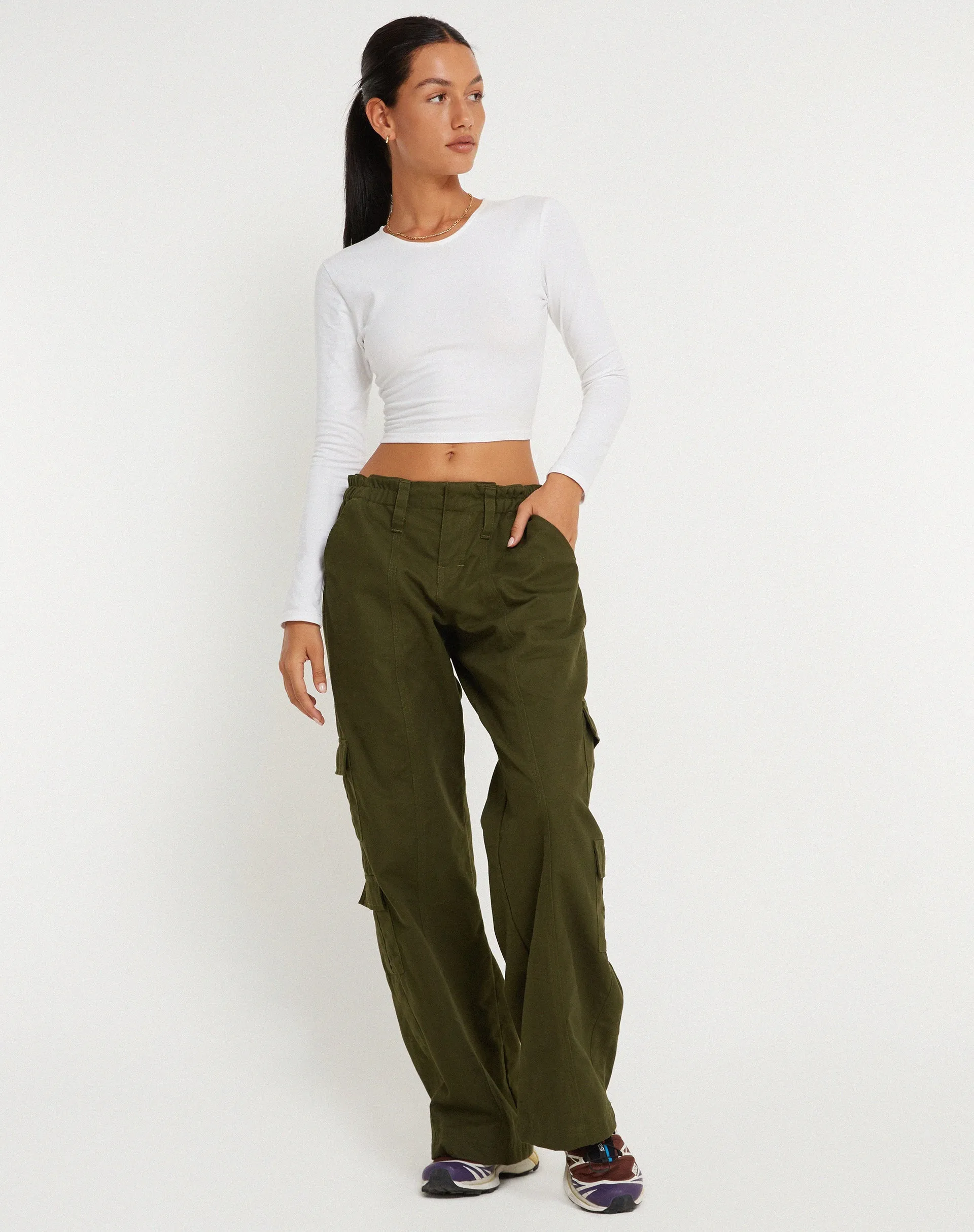 Hansa Cargo Trouser in Panama Dark Olive