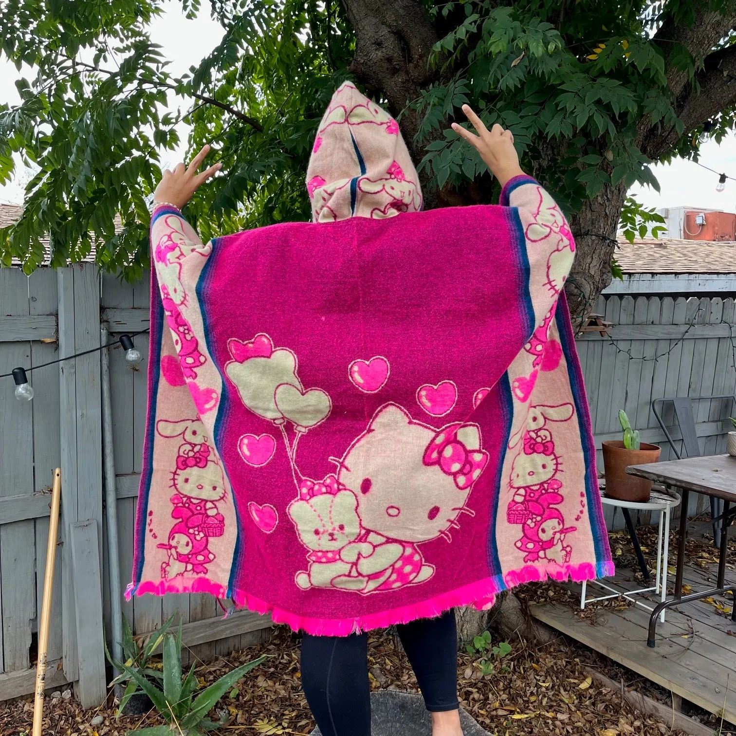 Hello Kitty Poncho - Adult Size