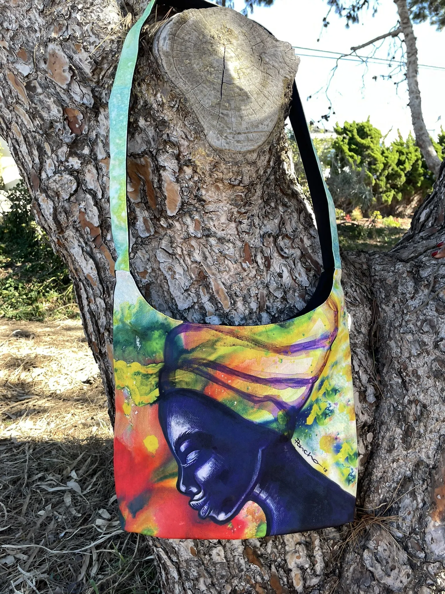 HER RAINBOW HALO II HIPPIE BAG