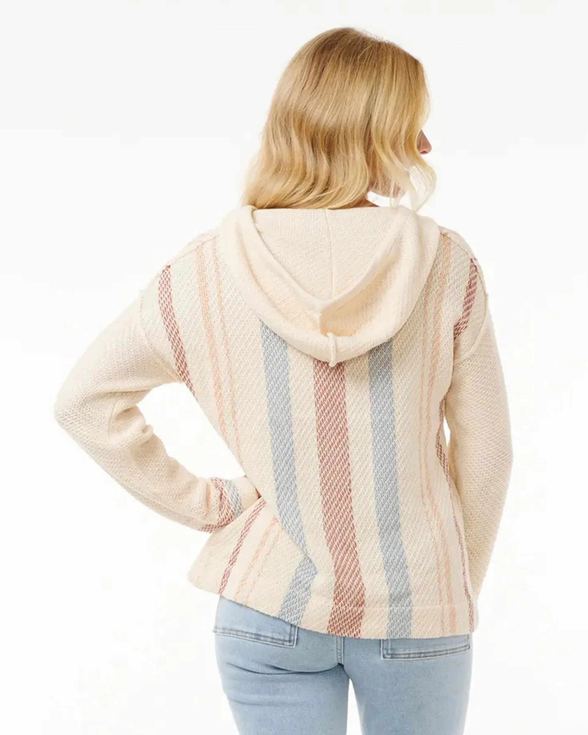 High Tide Stripe Poncho