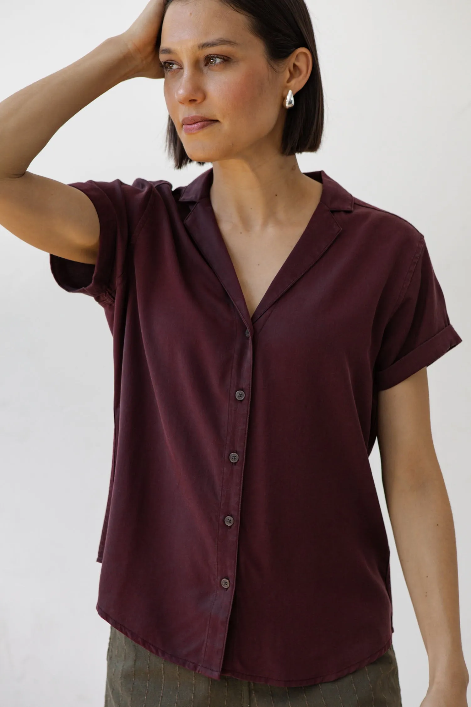 Innes Shirt / Burgundy