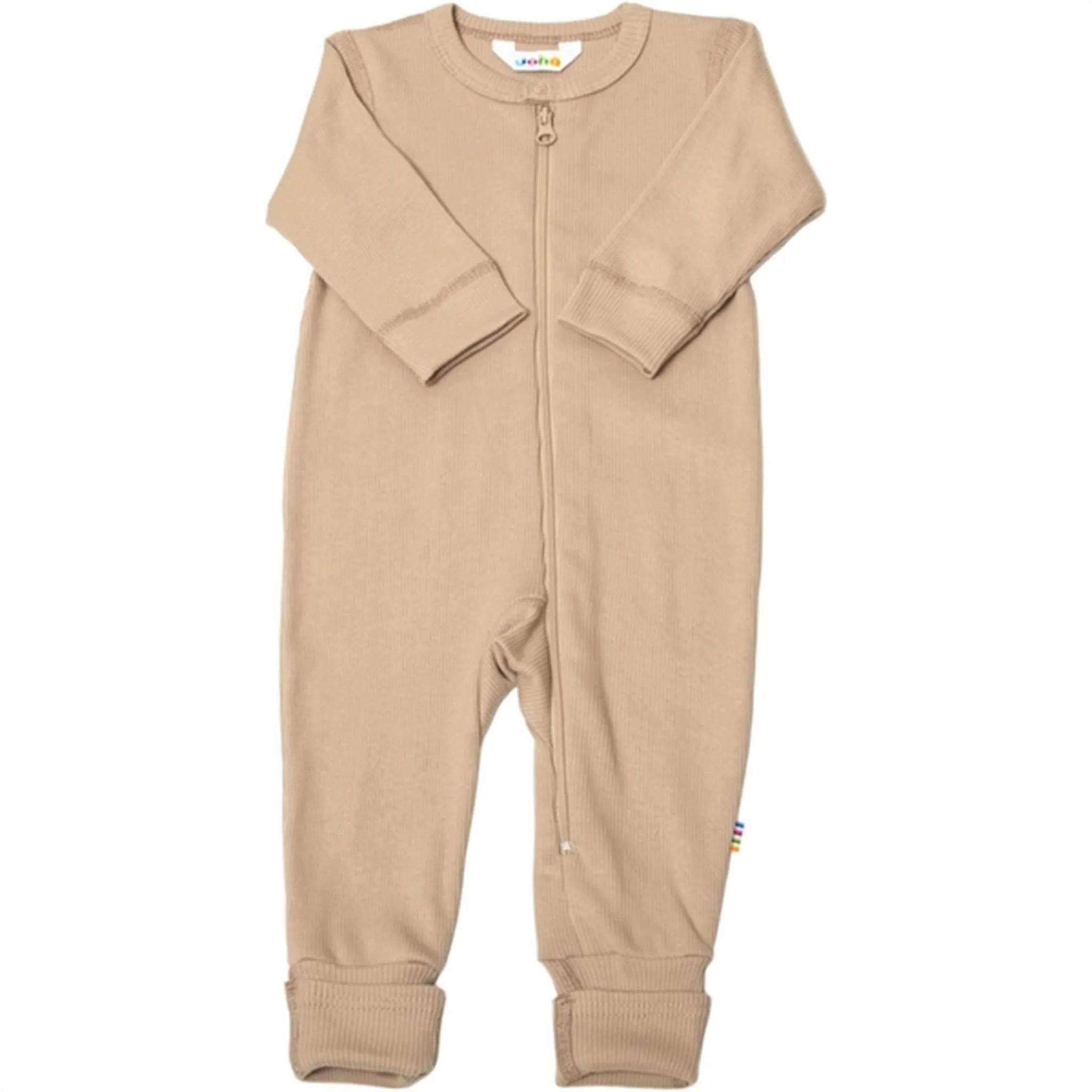 Joha Cotton Beige Jumpsuit w. Foot