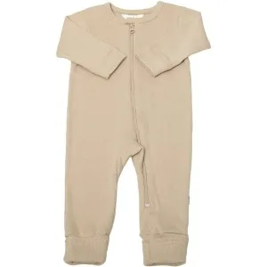 Joha Cotton Beige Jumpsuit with 2 in 1 Foot