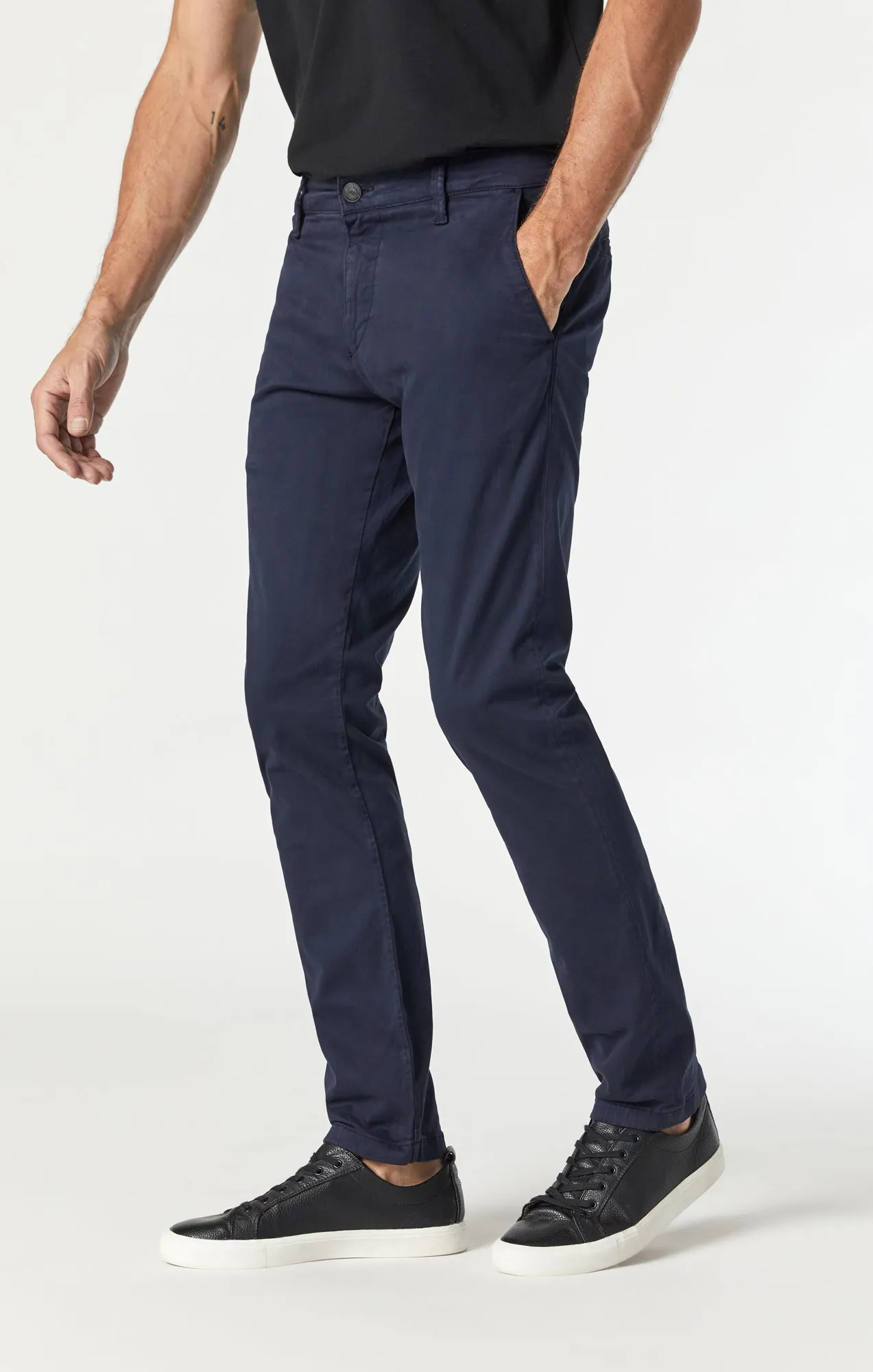 JOHNNY SLIM LEG CHINO IN DARK NAVY TWILL