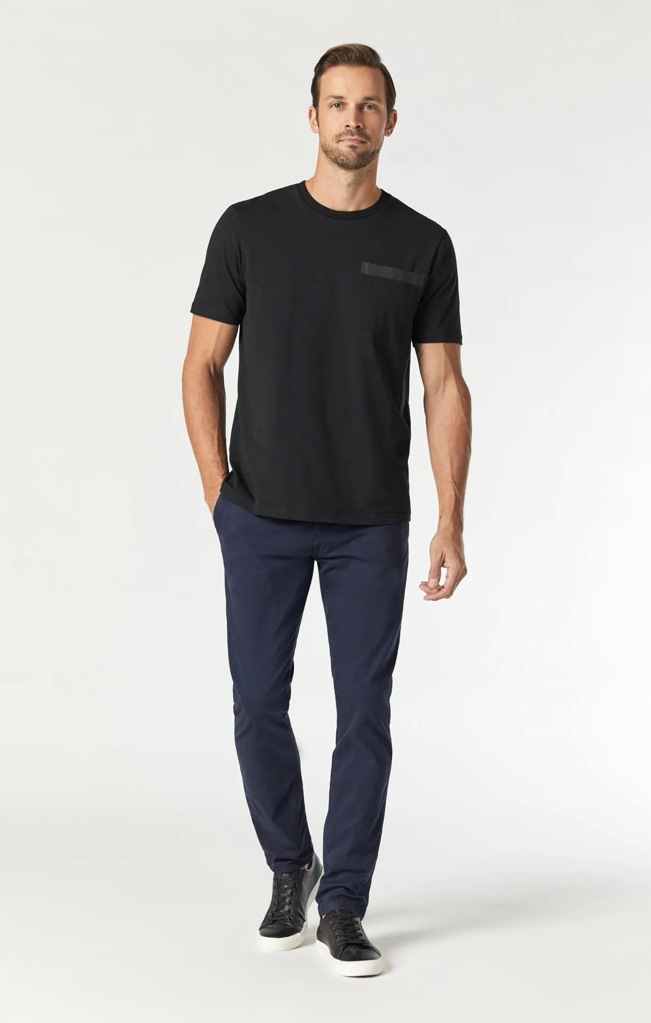 JOHNNY SLIM LEG CHINO IN DARK NAVY TWILL