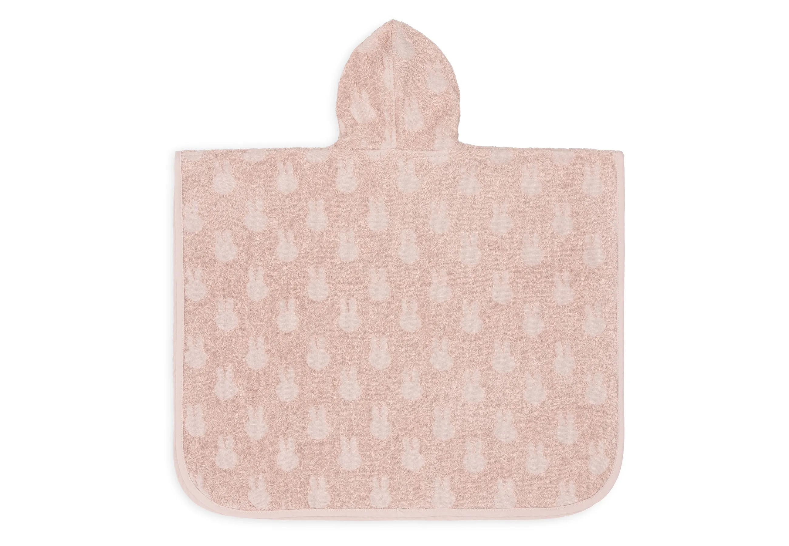 Jollein Bath Poncho terry cloth Miffy Jacquard | Wild rose