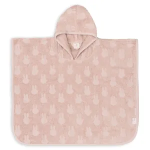 Jollein Bath Poncho terry cloth Miffy Jacquard | Wild rose