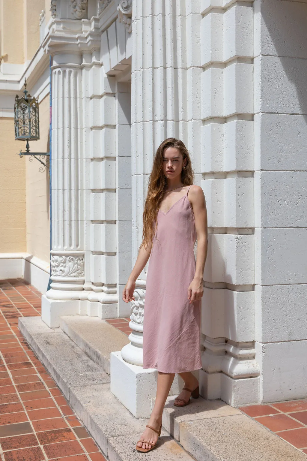 Kaila Dress in Blush