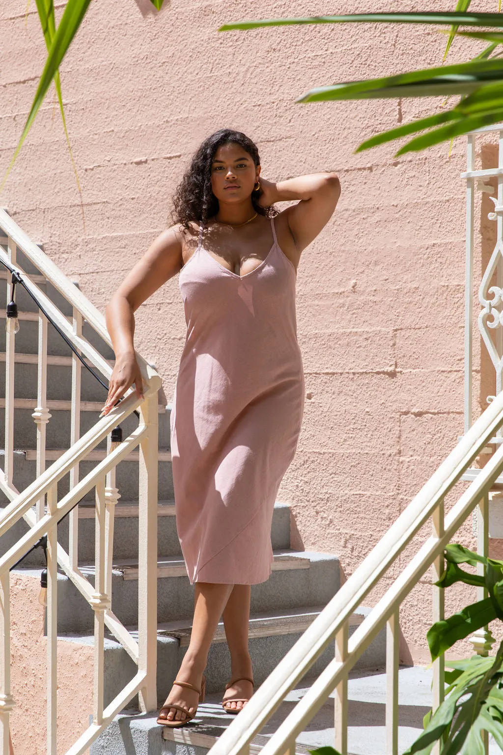 Kaila Dress in Blush