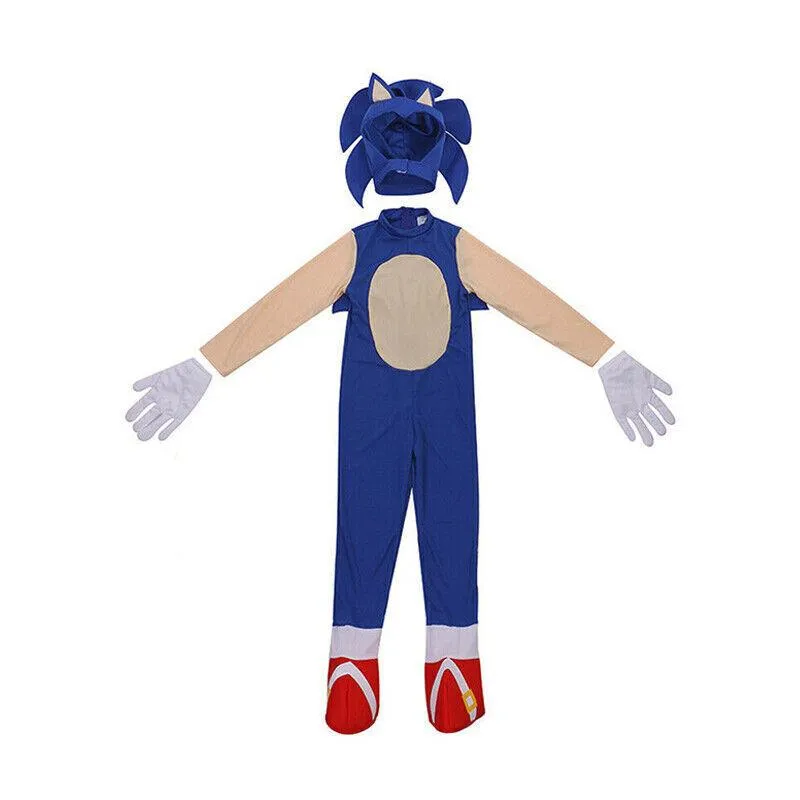 Kid Sonic Cosplay Ultimate Sonic Hero Costume for Children