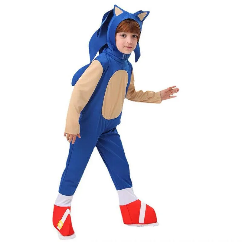 Kid Sonic Cosplay Ultimate Sonic Hero Costume for Children