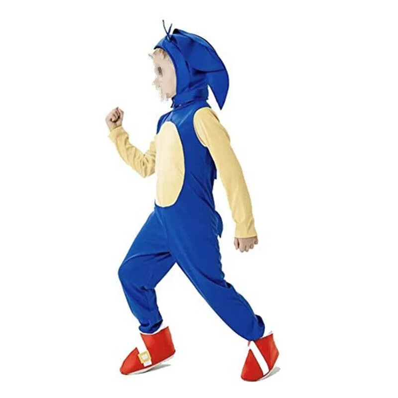 Kid Sonic Cosplay Ultimate Sonic Hero Costume for Children