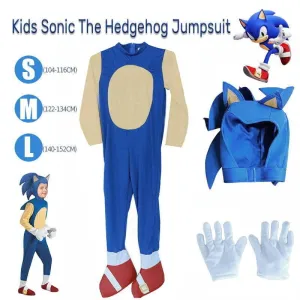 Kid Sonic Cosplay Ultimate Sonic Hero Costume for Children