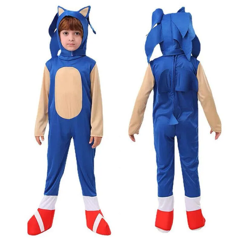 Kid Sonic Cosplay Ultimate Sonic Hero Costume for Children