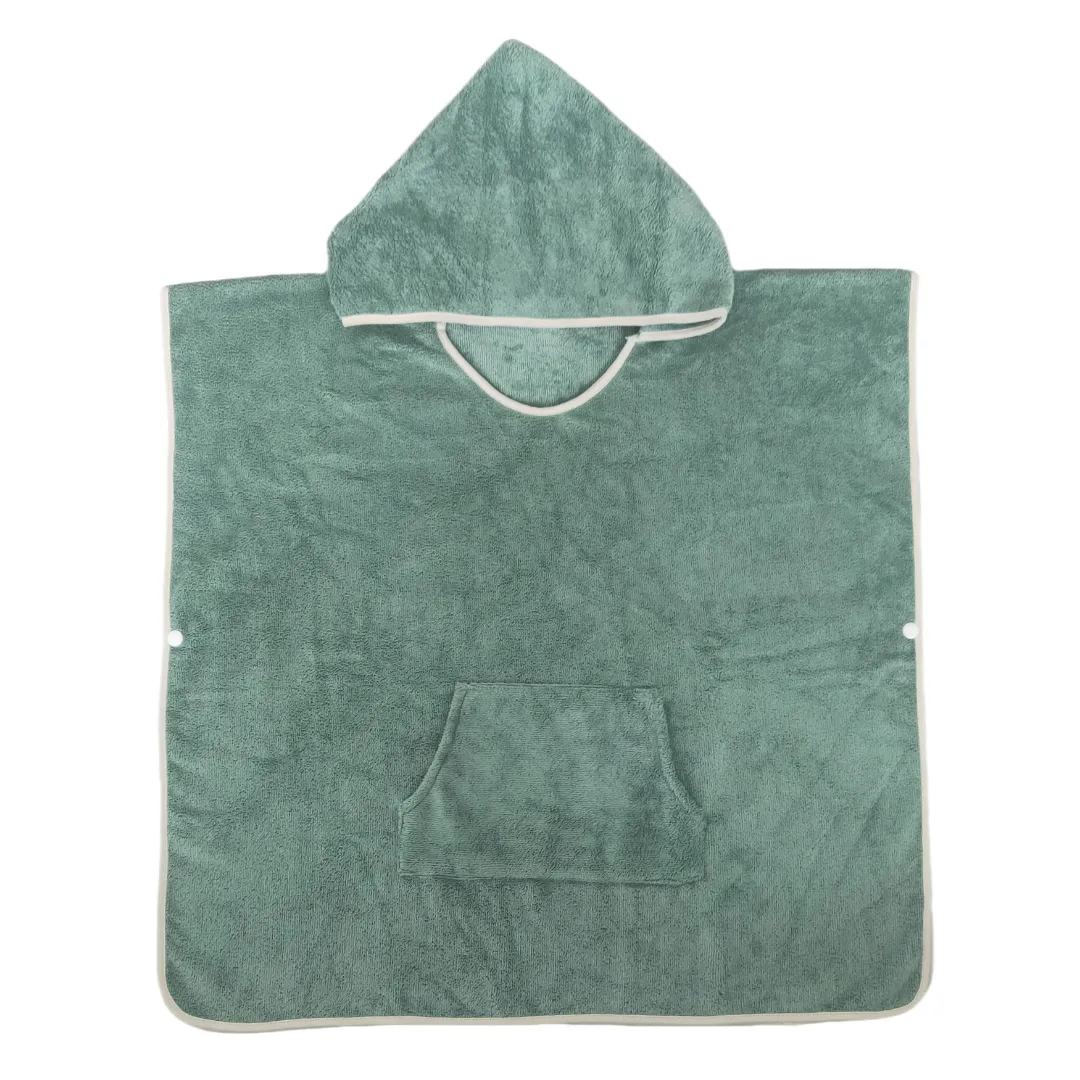 Kids Hooded Towel - Sage