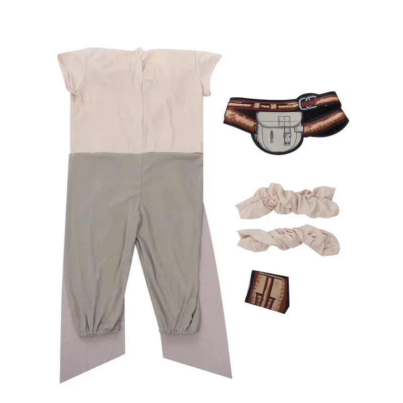 Kids Rey Cosplay Star Wars: The Force Awakens Costume Halloween Outfit